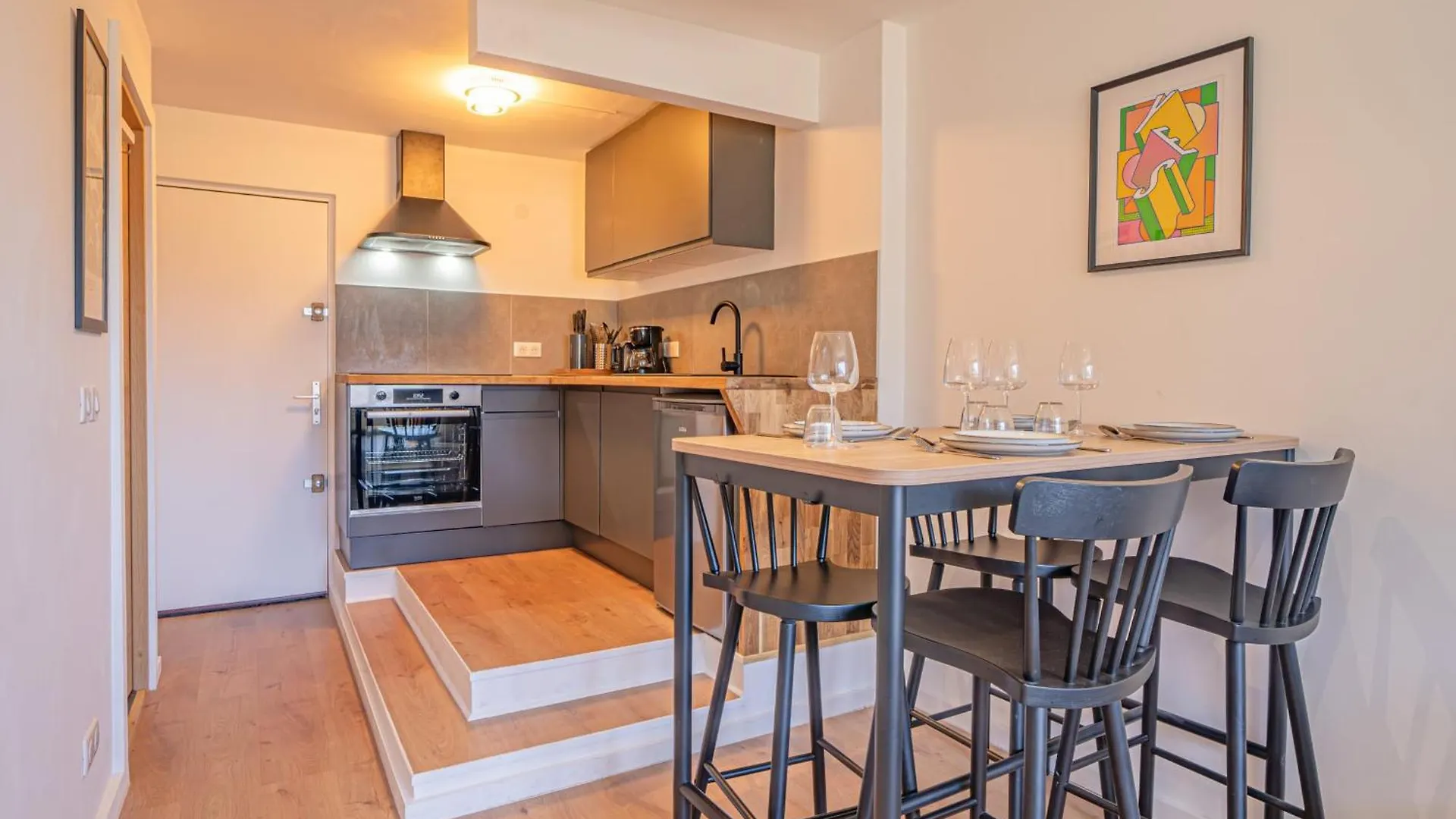Chamois Blanc Rosieres- Bright 1 Bed Apartment With Amazing Views Chamonix