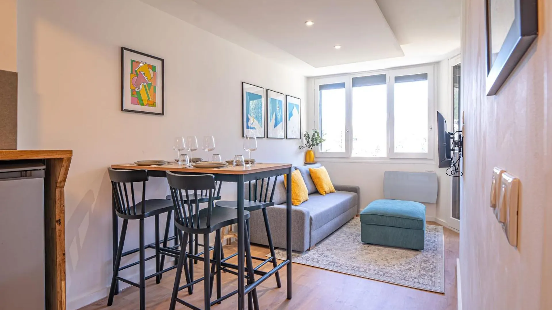 Chamois Blanc Rosieres- Bright 1 Bed Apartment With Amazing Views Chamonix